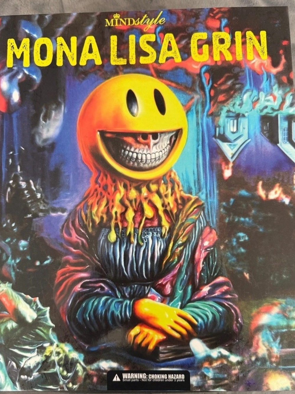 2021 Mona Lisa Grin Popaganda Figure Multicolor by Ron English